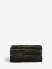 Black Basset Embossed Faux Fur Throw - Image 7 of 8