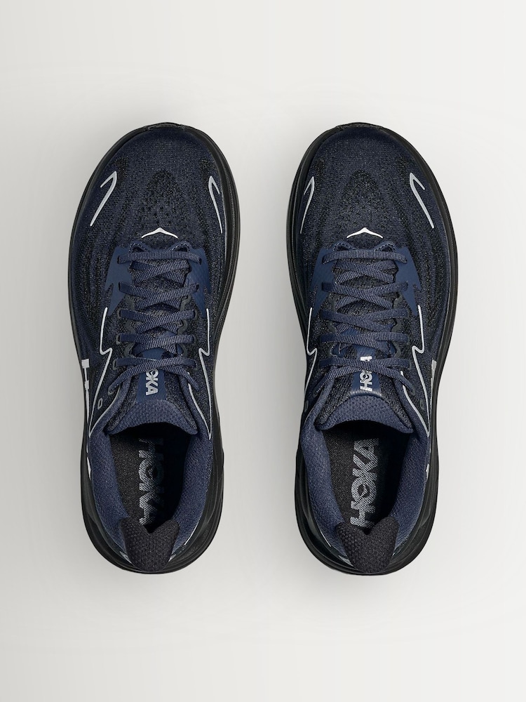 HOKA Pebble Grey Clifton Trainers - Image 2 of 6 HOKA Pebble Grey Clifton Trainers - Image 2 of 6