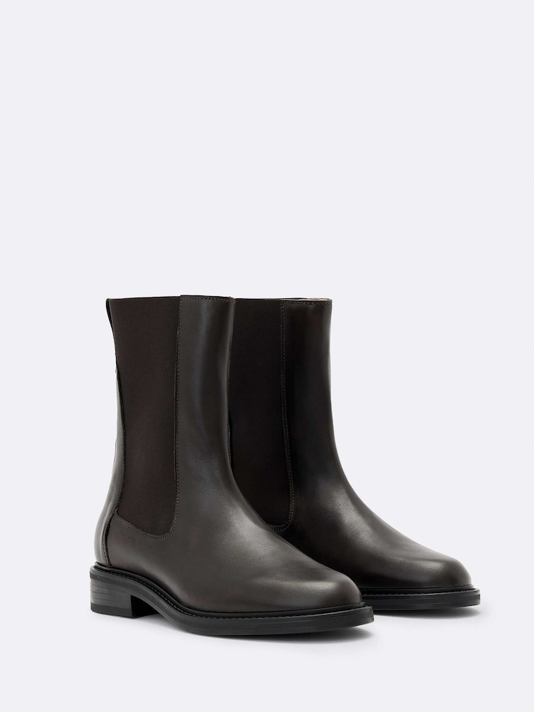 AllSaints Brown Beryl Boots - Image 2 of 4 AllSaints Brown Beryl Boots - Image 2 of 4