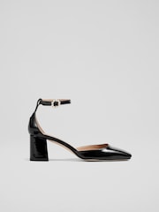 LK Bennett Patent Leather D'orsay Courts - Image 1 of 3