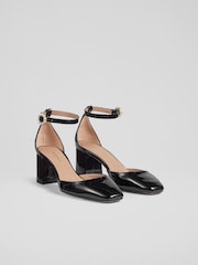 LK Bennett Patent Leather D'orsay Courts - Image 2 of 3