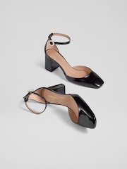 LK Bennett Patent Leather D'orsay Courts - Image 3 of 3