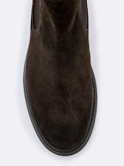AllSaints Brown Beryl Suede Boots - Image 2 of 4
