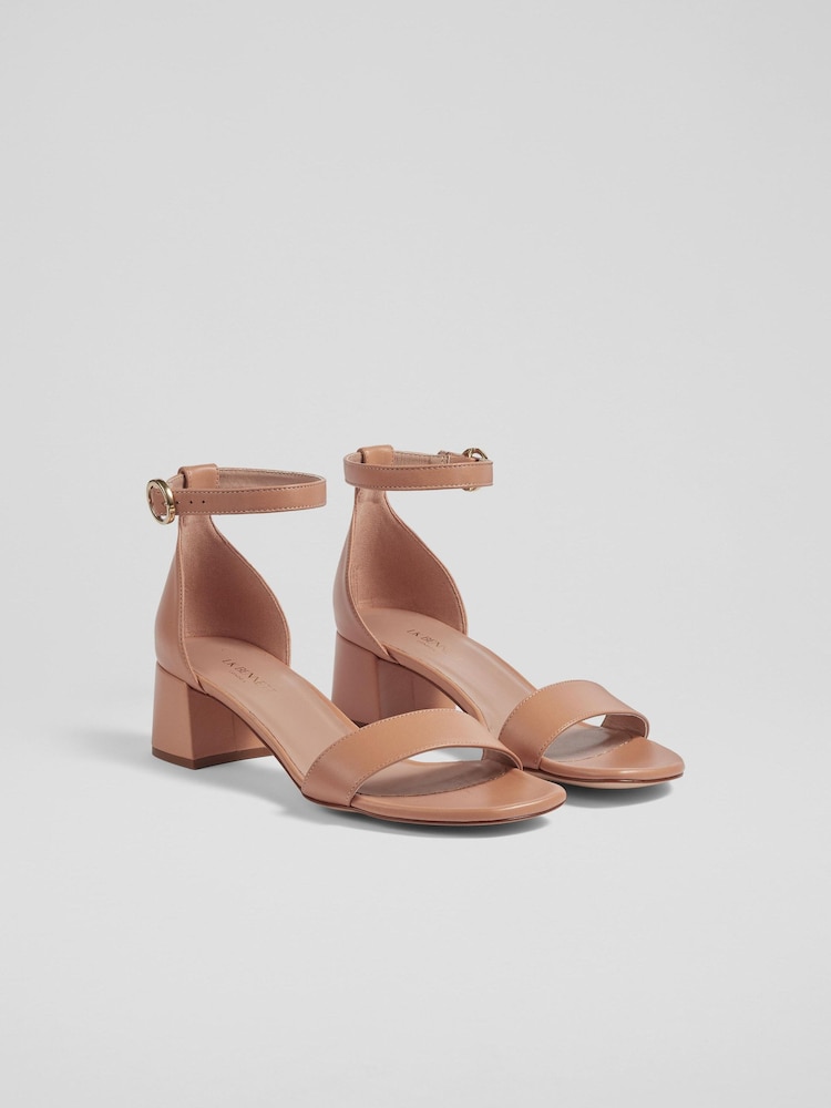 LK Bennett Nanette Leather Sandals - Image 2 of 4 LK Bennett Nanette Leather Sandals - Image 2 of 4