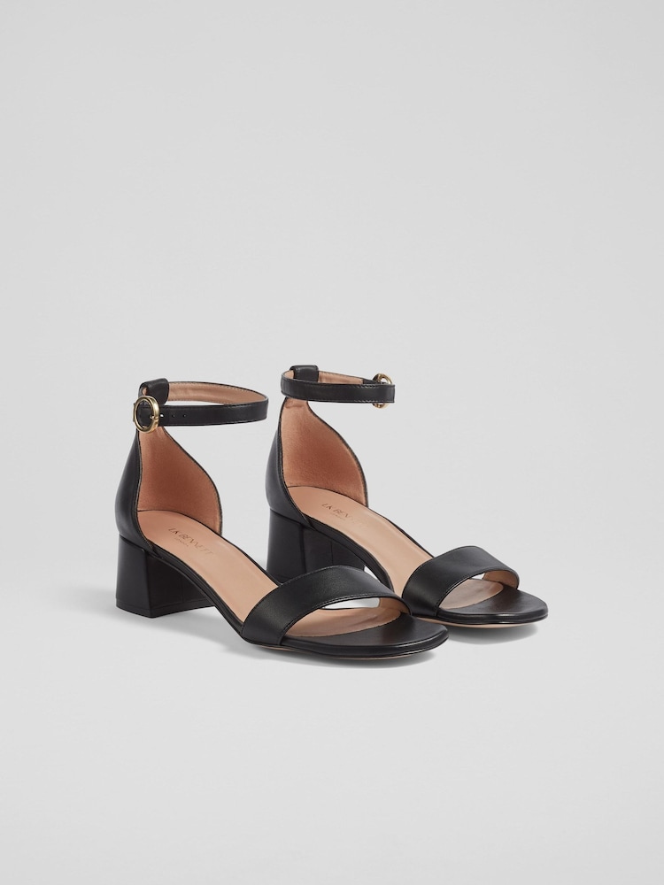 LK Bennett Nanette Leather Sandals - Image 2 of 4