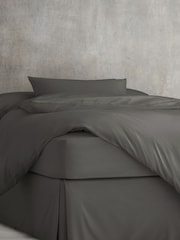 Grey Charcoal Cotton Rich Valance - Image 1 of 2