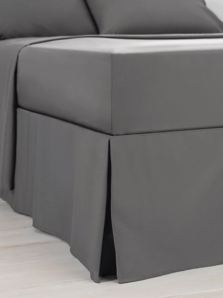 Grey Charcoal Cotton Rich Valance - Image 2 of 2