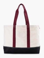 Levi's® Brilliant Red Two Horse Printed 100% Cotton Tote Bag - Image 3 of 5