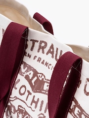Levi's® Brilliant Red Two Horse Printed 100% Cotton Tote Bag - Image 5 of 5