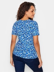 M&Co Blue Square Neck Top - Image 3 of 5
