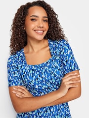 M&Co Blue Square Neck Top - Image 4 of 5