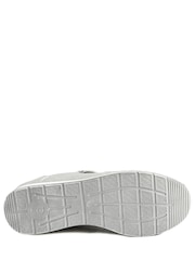 Pavers Grey Wide Fit Casual Zip & Lace Trainers - Image 5 of 5