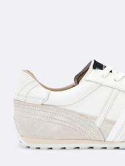 AllSaints White Liam Lace Up Trainers - Image 4 of 4