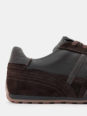 AllSaints Brown Liam Lace Up Trainers - Image 4 of 4
