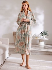 Green Morris & Co. Floral Robe - Image 3 of 10
