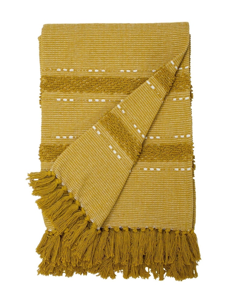 furn. Yellow Sundown Throw - Image 1 of 2