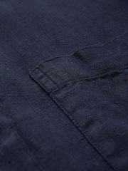 Celtic & Co. Blue Linen Button Through Dress - Image 8 of 9