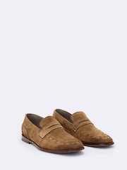 Світло-коричневий - AllSaints Jules Stitch Loafers - Image 2 of 4