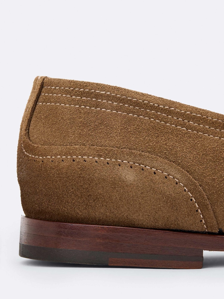 Світло-коричневий - AllSaints Jules Stitch Loafers - Image 4 of 4