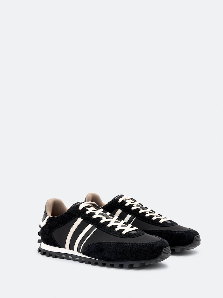 AllSaints Black Robin Runner - Image 2 of 4