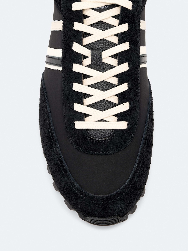 AllSaints Black Robin Runner - Image 4 of 4