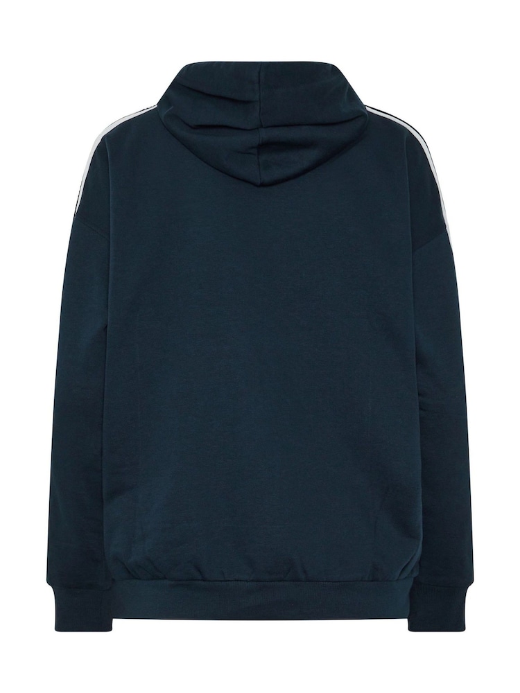 Long Tall Sally Blue Side Tape Overhead Hoodie - Image 6 of 6