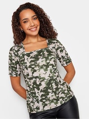 M&Co Green Square Neck Top - Image 4 of 5