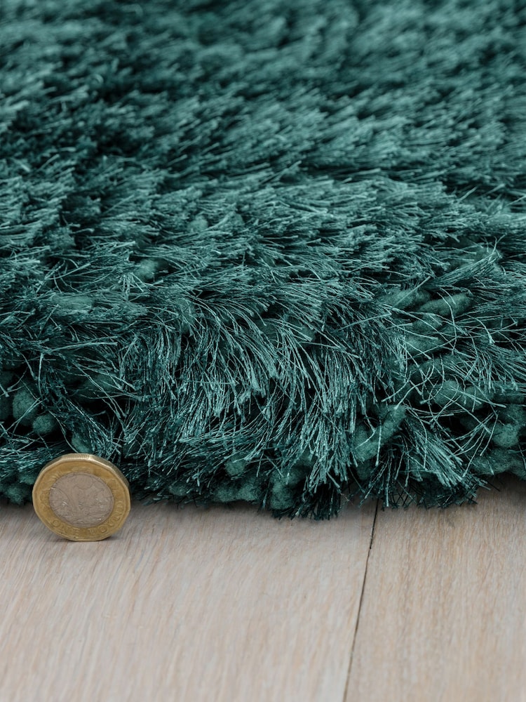 Asiatic Rugs Teal Blue Plush Rug - Image 5 of 5
