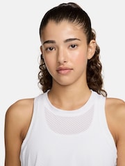 Weiß - Nike Dri-fit One Klassisches, atmungsaktives Trägertop - Bild 3 von 7