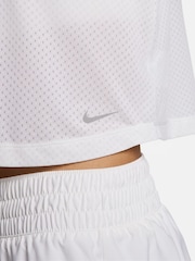 Weiß - Nike Dri-fit One Klassisches, atmungsaktives Trägertop - Bild 4 von 7