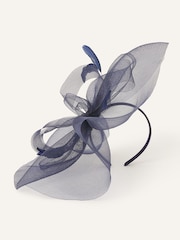 Accessorize Navy Blue Rhea Large Crin Hat - Image 2 of 4