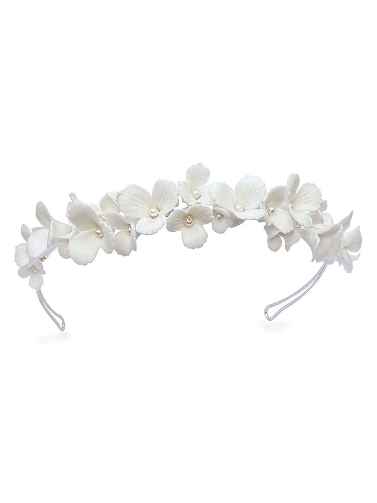 Тиара с цветочным принтом Ivory & Co Wildflower - Image 1 of 5