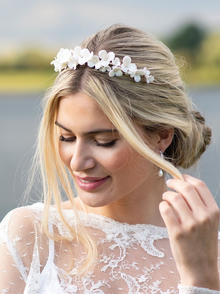Тиара с цветочным принтом Ivory & Co Wildflower - Image 2 of 5