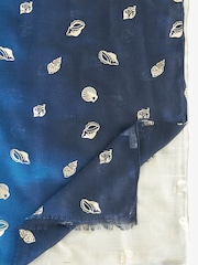 Purple/Green Tie Dye Lightweight Scarf - Image 8 of 9