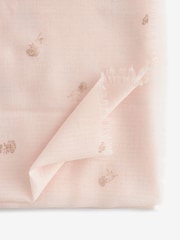 Blush Pink Foil Lightweight Scarf - Image 2 of 3