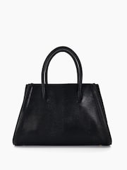 Черный - Dune London Daitlyn Structured Top Handle Handbag - Image 1 of 4