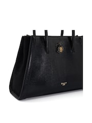 Черный - Dune London Daitlyn Structured Top Handle Handbag - Image 4 of 4