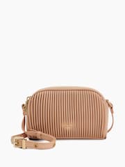 Dune London Pink Detail Pleat Cross-Body Mini Bag - Image 1 of 5
