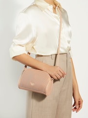Dune London Pink Detail Pleat Cross-Body Mini Bag - Image 3 of 5