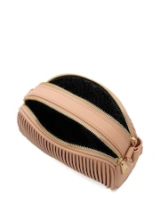 Dune London Pink Detail Pleat Cross-Body Mini Bag - Image 4 of 5