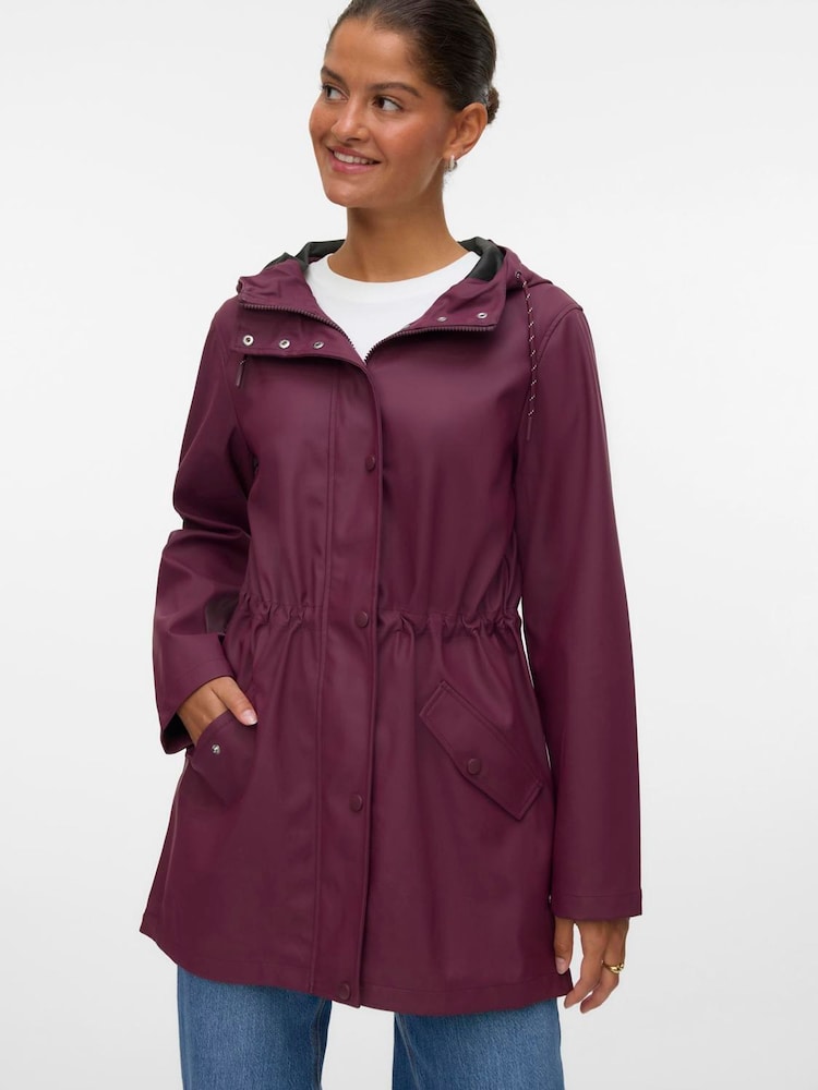 Rojo - Chaqueta impermeable de VERO MODA - Imagen 1 de 5