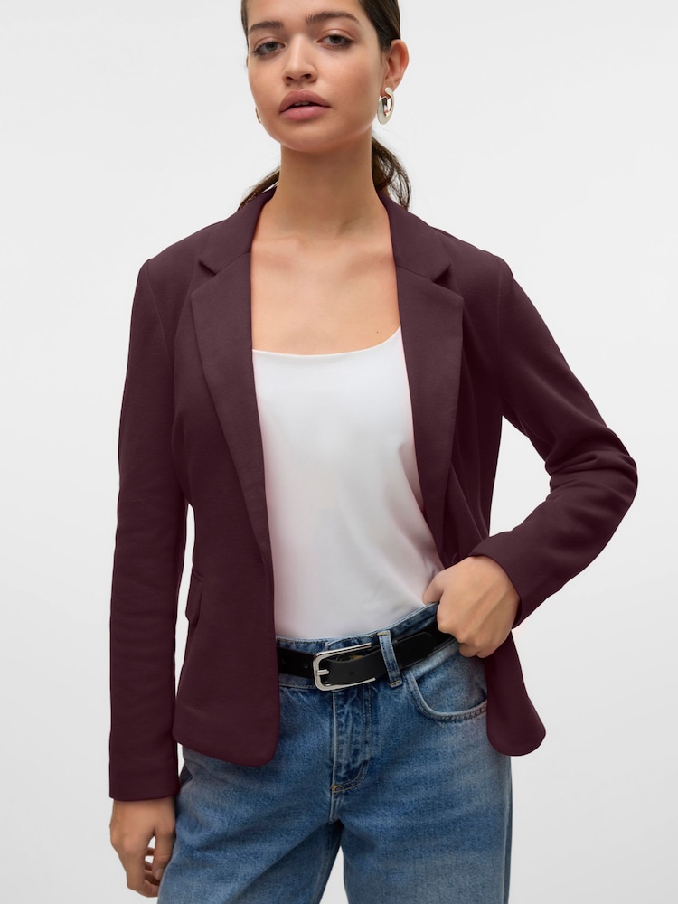 VERO MODA Red Fitted Blazer - Image 2 of 5 VERO MODA Red Fitted Blazer - Image 2 of 5