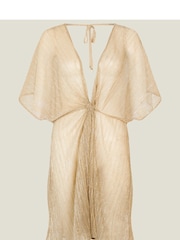 Accessorize Gold Shimmer Kaftan - Image 4 of 4