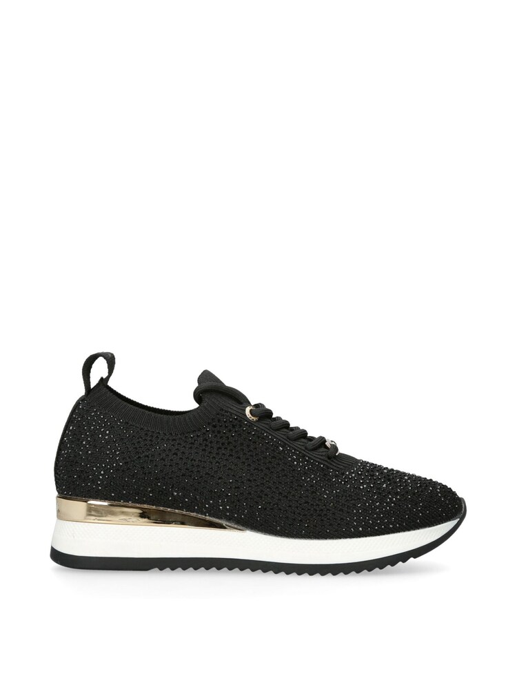 Carvela Janeiro Black Lace Jewel Trainers - Image 2 of 5