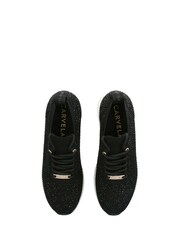 Carvela Janeiro Black Lace Jewel Trainers - Image 4 of 5