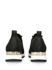 Carvela Janeiro Black Lace Jewel Trainers - Image 5 of 5