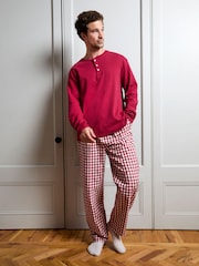 JoJo Maman Bébé Men's Christmas Pyjamas - Image 2 de 6