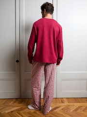 JoJo Maman Bébé Men's Christmas Pyjamas - Image 4 de 6