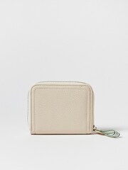 Oliver Bonas Cream Lola Zipped Purse - Image 2 of 5