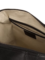 Negro - Bolso de viaje de cuero Rivellino de Conkca - Imagen 3 de 4